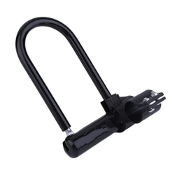 BECCYYLY Bike Lock BECCYYLY Bicycle U Lockbicycle U Lock Bike Cycling Steel Anti Theft Bicycle Security Lock Cycling Safety Accessory With Mounting