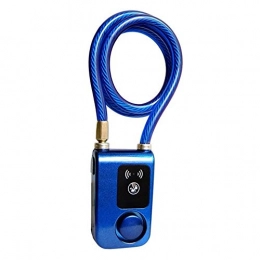 Berhgjjsds Bike Lock Berhgjjsds Intelligent Bluetooth Bicycle Lock， APP Control Alarm Lock， Anti-theft Chain