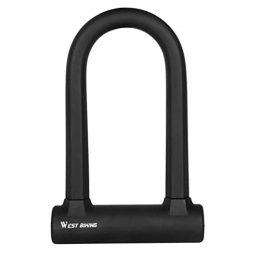 BESPORTBLE Accessories BESPORTBLE 1 Set U- Shape Bicycle Lock Anti- Theft Bike Mounting Bracket Cable Lock