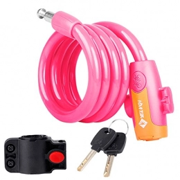 Bicycle Accessories Bike Lock Bicycle Accessories Bicycle Lock Mountain Bike Lock Anti-theft Lock Steel Cable Lock Road Bike Lock Riding Equipment - LXZXZ (Color : RED)