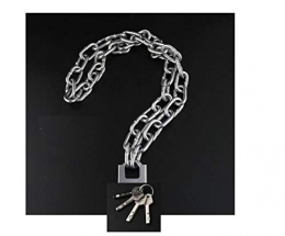 Gangkun Accessories Bicycle Anti-Theft Chain Lock, Extended Chain Lock, Motorcycle Iron Chain@3.5 m Chain + Anti-Cut Lock [6mm