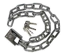 LINSHI Accessories Bicycle Chain Lock, Chain Length 800mm with Anti-Shear Lock, Suitable for Chain Safety Locks Such as Bicycles, mopeds, Scooters, Motorcycles and Glass Doors (6mm)