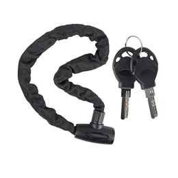 MTXD Accessories Bicycle Lock Anti-Theft Bike Chain Lock With 2 Keys 60 90 120cm Long For MT-B Road Safety Reinforced Cycling Iron Chain F12.18 (Color : 0.6M)