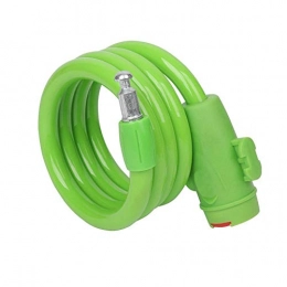 Ningvong Accessories Bicycle Lock, Anti-Theft Steel Cable Lock, Universal Circle Lock, Wire Lock, Bicycle Lock, 65cm-Green * 1.2 m