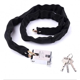 FHW Accessories Bicycle Lock, Bicycle Chain Lock, Security Anti-Theft Lock, Wear-Resistant And Durable, Suitable For Motorcycle, Trolley, Iron Chain Lock, B, 83cm