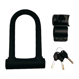 FVGBHN Accessories Bicycle Lock Heavy Duty U Lock with U-Lock Shackle and Anti-Theft with Keys Bracket for Motorbike Scootersteel Chain Cable Bike Lock