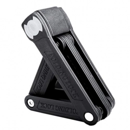 Bicycle Accessories  Bicycle lock, mountain bike lock, portable bicycle lock, anti-theft lock, folding lock, motorcycle lock Suitable for outdoor bicycles, motorcycles 17.5x5.5cm (Size : 16x5.5cm)
