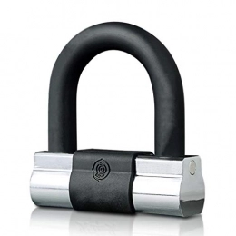 Bicycle Accessories Accessories Bicycle lock Mountain bike lock Portable bicycle lock Anti-theft lock U-lock Motorcycle lock Suitable for outdoor bicycles, motorcycles 104mmx115mm (Color : Black)