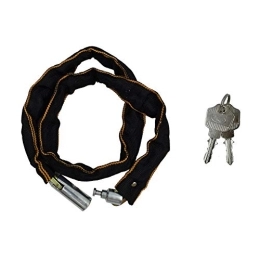 Bicycle Lock Multi-Purpose Steel Chain Bicycle Lock Durable Security Anti-Theft Lock Key Lock with 2 Keys for Bicycle Motorcycle Mountain Road Cycling