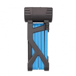 LHZHG Accessories Bicycle Lock Portable Anti-Theft Lock - Joint Lock - Folding Lock - Bicycle Lock - Bicycle Accessories - Mounting Lock (Color : Blue, Size : 900mm)