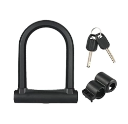 LYHELYJ Accessories Bicycle Lock U-Shaped Anti-Theft Zinc Alloy Bicycle MTB Road Wheel Cycling Lock Accessories For Bike