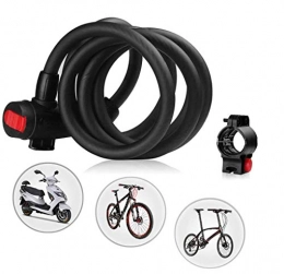 SGSG Accessories Bicycle Lock, with Key Cable Security Lock Scope of Application: Electric Bike Bicycle Tricycle Motorcycle