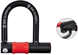 ZJJZ Bike Lock Bicycle U-Lock 18Mm Steel Heavy Duty High Security Bicycle Lock with 3 Keys
