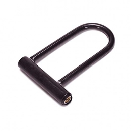 Style wei Accessories Bicycle U Lock Pure Copper Core Lock Standard Heavy Duty Bicycle U Lock Suitable for Bicycle Motorcycle (Color : Black)