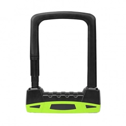 Style wei Accessories Bicycle U-shaped Lock High-end Anti-saw Hydraulic Shears 5-level Anti-theft Motorcycle Lock Convenient Lock Frame Bicycle Accessories (Color : Green)