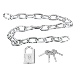 PFUM Accessories Bike Chain Lock, Cannot Be Cut with Bolt Cutters Or Hand Tools, Premium Case-Hardened Security Chain for Motorcycles, Bike, Generator, Gates , Outdoor Furniture