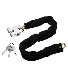 HugeAuto Accessories Bike Chain Lock, Heavy Duty Anti-Theft Bicycle Chain Lock with Padlock for Bicycle, Motorcycles, Scooters, Moped, Outdoors, 26 * 120cm