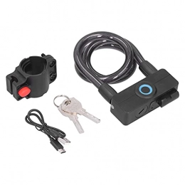 Bike Chain Lock, Intelligent Security Anti-Theft Bike Lock, Low Power Consumption, Suitable For Indoor And Outdoor Use
