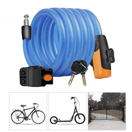 SGSG Accessories Bike Lock High Security Bike Locks with Mounting Bracket Lengthen Thicken PVC Shell for Bicycle Outdoors Motorbike Gate Fence Garage Bicycle Lock