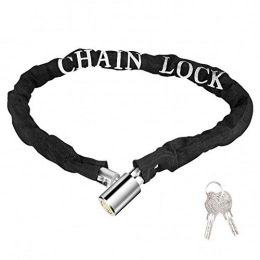 AIPOLE Bike Lock Bike Lock, Security Anti-Theft Anti-Pry Chain Lock, Heavy Duty Bike Cable Lock, with Keys, Durable, for All Bicycle, Motorbike, Gate, Fence, Garage Etc
