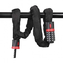 GuangLiu Accessories Bike Locks Combination Bike Lock Bike Lock Chain Cycling Chain Locks Ensure The Safety Of Bicycles black, 1.5m