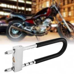 JULYKAI Bike Lock Bike U-Lock, Anti-Theft U-Lock, Steel and PVC for Bike Locks Glass Door Locks