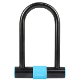 UFFD Accessories Bike U Lock Heavy Duty Bike Lock Bicycle Lock, Length Security Cable with Sturdy Mounting Bracket for Bicycle, Motorcycle and More (Color : Blue, Size : 18.7cmx12.2cm)