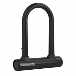UFFD Bike Lock Bike U Lock - Patented Heavy Duty Anti Theft - Ultra Security Bicycle Safety Tool with Keys for City Electric or Mountain Bikes and Scooters (Color : Black, Size : 20cm*12.5cm)