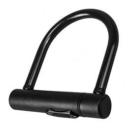 TASGK Bike Lock Bike U Lock with Fingerprint, Durable Easy To Use, Compact, Hardened Steel, Anti Drill, Pick Resistant Standard Lock Comes with Keys Set 10 Fingerprints Waterproof Level IP65, 1pc