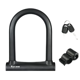 GORS Accessories Bold Bike Lock Hard Anti-Theft Safety Motorcycle Electric Scooter Wheel MTB Road Cycling U Lock Bicycle Accessories (Color : 068 Enlarge Lock)