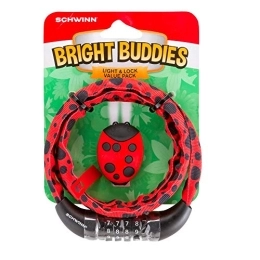Schwinn Bike Lock Bright Buddies Light & Lock Value Pack