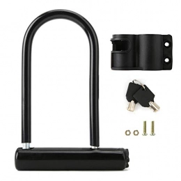 BTIHCEUOT Accessories BTIHCEUOT U Lock, U-Shape Lock Heavy Duty Zinc Alloy Anti Theft for Bike Motorcycle Bicycle Security