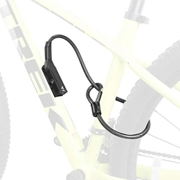 BV  BV Bike Lock, Double Lock Cylinder Mount, 10 x70cm Cable, Anti-Theft Coiling Cable Lock for Bicycle (Made in Japan)