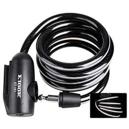 DXSE Bike Lock Cable Cycling Bicycle Lock Outdoor MTB Road Bike E-Bike Scooter Safety Anti-Theft Portable 1500 mm x 12mm Accessories