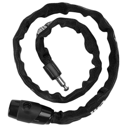 CAEEKER Accessories CAEEKER Bicycle Lock Bike Anti-Theft Lock with Key Bicycle Security Chain Lock Spiral Cable Lock Bike Accessories (Color : Black)