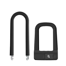 CAEEKER Accessories CAEEKER Intelligent U Lock Anti-theft Steel Cable Security Locks MTB Motorcycle Lock Electric bicycle accessories With Keys (Color : Long body with lock)