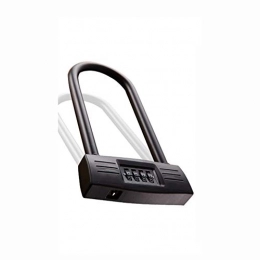 CCCYT Bike Lock CCCYT Bike U Lock, 4-Digit Resettable Password High Security Anti-Theft Lock for Bicycle Motorcycle Scooter Sports