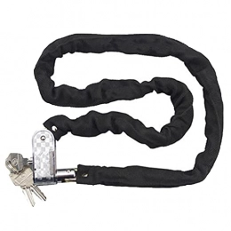  Bike Lock Chain Locks Bicycle Chain Lock, 6mm Alloy Steel Anti-theft Safety Lock With Wear-resistant Cloth Cover, Portable Motorcycle And Electric Vehicle, 3 Keys(Size:1.2m)