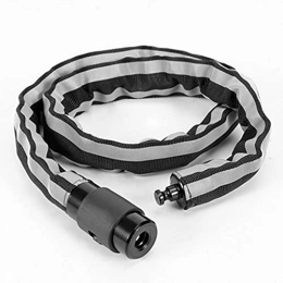  Accessories Chain Locks Bicycle Chain Lock With Reflective Strip, Portable Chain Lock Motorcycle Lock, 2 Keys, 1m(Size:1m)