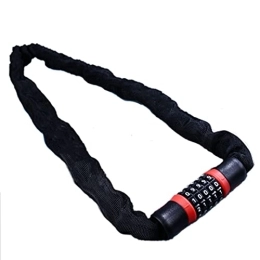  Accessories Chain Locks Bicycle Lock, Alloy Steel Password Anti-theft Safety Lock, Wear-resistant Cloth Cover Portable Motorcycle Lock(Size:1m)