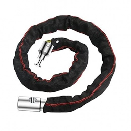  Bike Lock Chain Locks Heavy-duty Anti-cutting Chain Lock, Outdoor Anti-theft Safety Chain Lock And Wear-resistant Cloth Cover, used For Bicycles Motorcycles And Scooters(Size:1.2m-5.6mm)