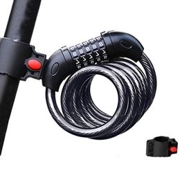 CHENSQ Bike Lock CHENSQ Resettable combination bicycle lock, heavy anti-theft bicycle chain lock, suitable for bicycles, motorcycles, scooters and outdoor activities