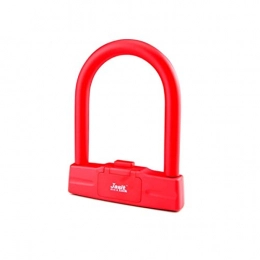 CHUJIAN Bike Lock CHUJIAN Password Motorcycle Lock / Electric Car Lock / Anti-hydraulic Shear Lock / Password Lock U-lock / Anti-theft Lock / U-lock Large Lock / With Dust Cover (Color : Red)