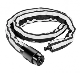 Black Temptation Bike Lock Coiled Secure Combination Bike Cable Lock with Key [P
