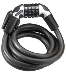 Cycle Gear Kryptonite Kryptoflex 1218 Combo Cable Bicycle Lock with Transit FlexFrame Bracket (1/2-Inch x 6-Foot) Bike, Cycling, Bicycle, Bicycling