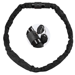 SGSG Accessories Cycling Chain Lock, Anti-Theft Bicycle Lock with 2 Keys High Security Nylon Sleeve To Prevent Rust Bike Chain Lock, for Bicycle Motorcycles Gates Fences, 100 * 6mm