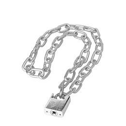  Accessories Cycling Lock 6mm Alloy Steel Chain Lock, Safe Anti-theft Bicycle And Motorcycle, Door Fence Chain Lock. Four Keys(Size:1.5m)