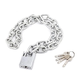  Accessories Cycling Lock Outdoor Anti-theft Security Chain Lock, Portable Chain Lock, Used For Bicycle And Motorcycle Gate Fences, 4 Keys(Size:2.5M)