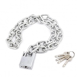  Bike Lock Cycling Lock Outdoor Anti-theft Security Chain Lock, Portable Chain Lock, Used For Bicycle And Motorcycle Gate Fences, 4 Keys(Size:3.5M)