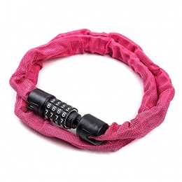 CYING Accessories CYING Bicycle chain / Bike lock / cycling lock, steel chain link suitable for bicycles and motorcycles, electric vehicles, Pink